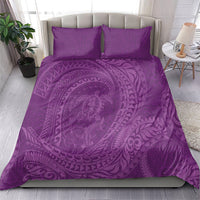 Hawaiian Turtle and Shark Bedding Set Kakau Tribal with Polynesian Pattern Pink Color LT03 - Polynesian Pride