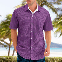 Hawaiian Turtle and Shark Hawaiian Shirt Kakau Tribal with Polynesian Pattern Pink Color LT03 - Polynesian Pride