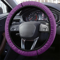 Hawaiian Turtle and Shark Steering Wheel Cover Kakau Tribal with Polynesian Pattern Pink Color LT03 - Polynesian Pride