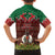 Vanuatu Christmas Family Matching Off Shoulder Short Dress and Hawaiian Shirt Pig Tusk Beautiful Merry Xmas Snowflake LT03 - Polynesian Pride