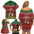 Vanuatu Christmas Family Matching Off Shoulder Short Dress and Hawaiian Shirt Pig Tusk Beautiful Merry Xmas Snowflake LT03 - Polynesian Pride