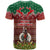Vanuatu Christmas T Shirt Pig Tusk Beautiful Merry Xmas Snowflake LT03 - Polynesian Pride