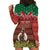 Personalised Vanuatu Christmas Hoodie Dress Pig Tusk Beautiful Merry Xmas Snowflake LT03 - Polynesian Pride