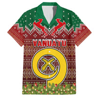 Personalised Vanuatu Christmas Kid Hawaiian Shirt Pig Tusk Beautiful Merry Xmas Snowflake LT03 Kid Red - Polynesian Pride