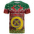 Personalised Vanuatu Christmas T Shirt Pig Tusk Beautiful Merry Xmas Snowflake LT03 Red - Polynesian Pride