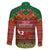 Tonga Christmas Family Matching Puletasi Dress and Hawaiian Shirt Coat of Arms and Map Beautiful Merry Xmas Snowflake LT03 - Polynesian Pride