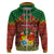 Tonga Christmas Hoodie Coat of Arms and Map Beautiful Merry Xmas Snowflake LT03 - Polynesian Pride