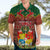 Personalised Tonga Christmas Hawaiian Shirt Coat of Arms and Map Beautiful Merry Xmas Snowflake LT03 - Polynesian Pride