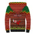 Personalised Tonga Christmas Sherpa Hoodie Coat of Arms and Map Beautiful Merry Xmas Snowflake LT03 - Polynesian Pride