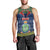 Niue Christmas Men Tank Top Coat of Arms and Map Beautiful Merry Xmas Snowflake LT03 - Polynesian Pride