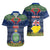 Personalised Niue Christmas Hawaiian Shirt Coat of Arms and Map Beautiful Merry Xmas Snowflake LT03 - Polynesian Pride