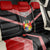 Tonga Back Car Seat Cover Tonga Coat of Arms with Seamless Tapa Ngatu Pattern