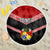 Tonga Beach Blanket Tonga Coat of Arms with Seamless Tapa Ngatu Pattern LT03 One Size 150cm Black - Wonder Print Shop