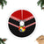 Personalised Tonga Tree Skirt Tonga Coat of Arms with Seamless Tapa Ngatu Pattern LT03 - Polynesian Pride