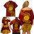 Tonga Ha'apai High School Family Matching Off Shoulder Short Dress and Hawaiian Shirt Ngatu and Maori Ethnic Tribal Pattern LT03 - Polynesian Pride