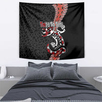 Aotearoa Toitu Te Tiriti Tapestry Maori Taniwha Haka - Honour the Treaty LT03