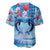 Hawaiian Dolphin Love Couple - Ocean Heart Baseball Jersey