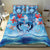 Hawaiian Dolphin Love Couple - Ocean Heart Bedding Set