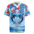 Hawaiian Dolphin Love Couple - Ocean Heart Rugby Jersey