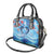 Hawaiian Dolphin Love Couple - Ocean Heart Shoulder Handbag