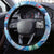 Hawaiian Dolphin Love Couple - Ocean Heart Steering Wheel Cover