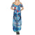 Hawaiian Dolphin Love Couple - Ocean Heart Summer Maxi Dress