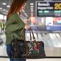 Hawaiian Tropical Plants and Turtles Travel Bag Polynesian Art Motifs