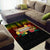 Hawaiian Elements and Polynesian Tattoo Area Rug