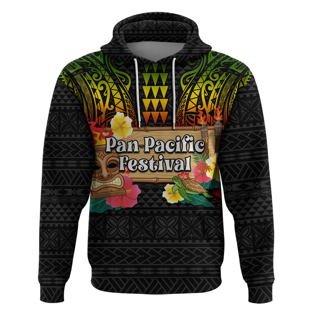 Hawaii Pan-Pacific Festival Hoodie Hawaiian Elements and Polynesian Tattoo