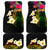 Hawaii Plumeria Car Mats Polynesian Tattoo and Hibiscus