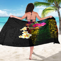 Hawaii Plumeria Sarong Polynesian Tattoo and Hibiscus