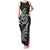 New Zealand Octopus Tattoo and Fern Family Matching Tank Maxi Dress and Hawaiian Shirt Maori Pattern