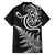 New Zealand Octopus Tattoo and Fern Hawaiian Shirt Maori Pattern