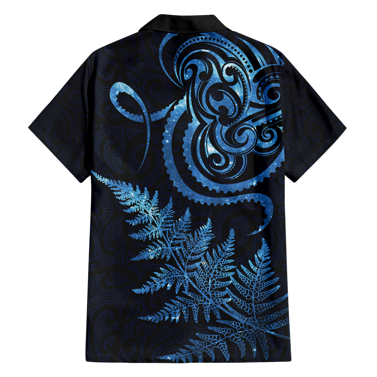 New Zealand Octopus Tattoo and Fern Family Matching Puletasi and Hawaiian Shirt Maori Pattern Matariki Style LT03 - Polynesian Pride