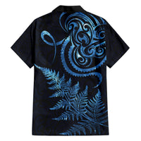 New Zealand Octopus Tattoo and Fern Hawaiian Shirt Maori Pattern Matariki Style LT03 - Polynesian Pride
