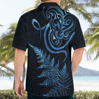 New Zealand Octopus Tattoo and Fern Hawaiian Shirt Maori Pattern Matariki Style LT03 - Polynesian Pride
