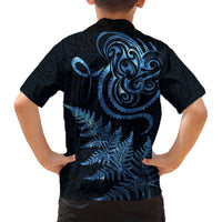 New Zealand Octopus Tattoo and Fern Hawaiian Shirt Maori Pattern Matariki Style LT03 - Polynesian Pride