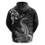 New Zealand Crocodile Tattoo and Fern Hoodie Maori Pattern