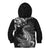 New Zealand Crocodile Tattoo and Fern Kid Hoodie Maori Pattern