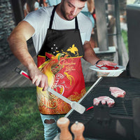 Papua New Guinea Independence Day Apron Happy Anniversary 50th Bird-of-paradise Melanesian Tattoos - Polynesian Pride