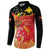 Papua New Guinea Independence Day Button Sweatshirt Happy Anniversary 50th Bird-of-paradise Melanesian Tattoos - Polynesian Pride