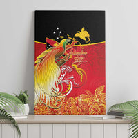 Papua New Guinea Independence Day Canvas Wall Art Happy Anniversary 50th Bird-of-paradise Melanesian Tattoos - Polynesian Pride