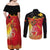 Papua New Guinea Independence Day Couples Matching Off Shoulder Maxi Dress and Long Sleeve Button Shirt Happy Anniversary 50th Bird-of-paradise Melanesian Tattoos - Polynesian Pride