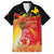 Papua New Guinea Independence Day Family Matching Long Sleeve Bodycon Dress and Hawaiian Shirt Happy Anniversary 50th Bird-of-paradise Melanesian Tattoos - Polynesian Pride