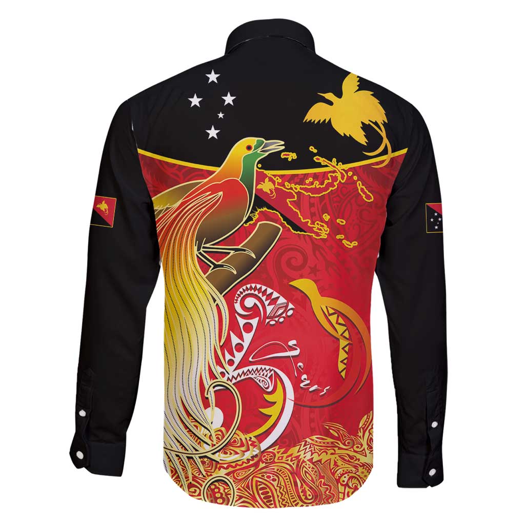 Papua New Guinea Independence Day Family Matching Mermaid Dress and Hawaiian Shirt Happy Anniversary 50th Bird-of-paradise Melanesian Tattoos - Polynesian Pride