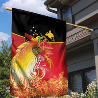 Papua New Guinea Independence Day Garden Flag Happy Anniversary 50th Bird-of-paradise Melanesian Tattoos - Polynesian Pride