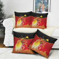Papua New Guinea Independence Day Pillow Cover Happy Anniversary 50th Bird-of-paradise Melanesian Tattoos - Polynesian Pride