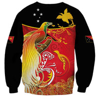 Papua New Guinea Independence Day Sweatshirt Happy Anniversary 50th Bird-of-paradise Melanesian Tattoos - Polynesian Pride