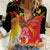 Papua New Guinea Independence Day Women Casual Shirt Happy Anniversary 50th Bird-of-paradise Melanesian Tattoos - Polynesian Pride