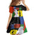 New Caledonia Family Matching Tank Maxi Dress and Hawaiian Shirt Kagu Bird and The Seal with Melanesian Culture - Polynesian Pride